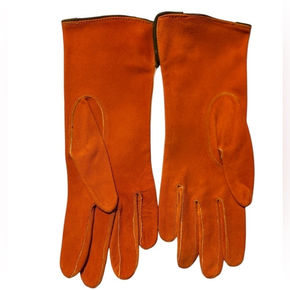 Handschuh Peter Wein Suede Gloves size 6.5 - Picture 2 of 5